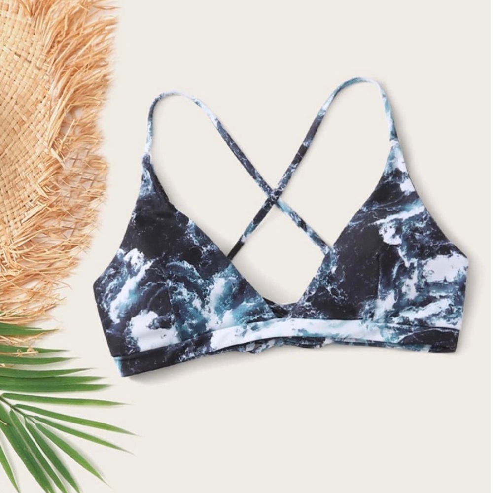 Tie dye Bikini top
